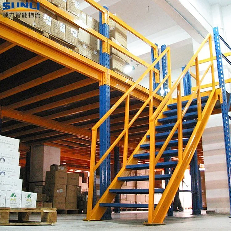 Multi Shelf Steel Decking Mezzanine Floor Rack with SGS/ISO