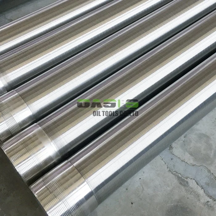 All-Welded Stainless Steel Wedge Wire Screens with Beveled Welding Ring for Well Drilling