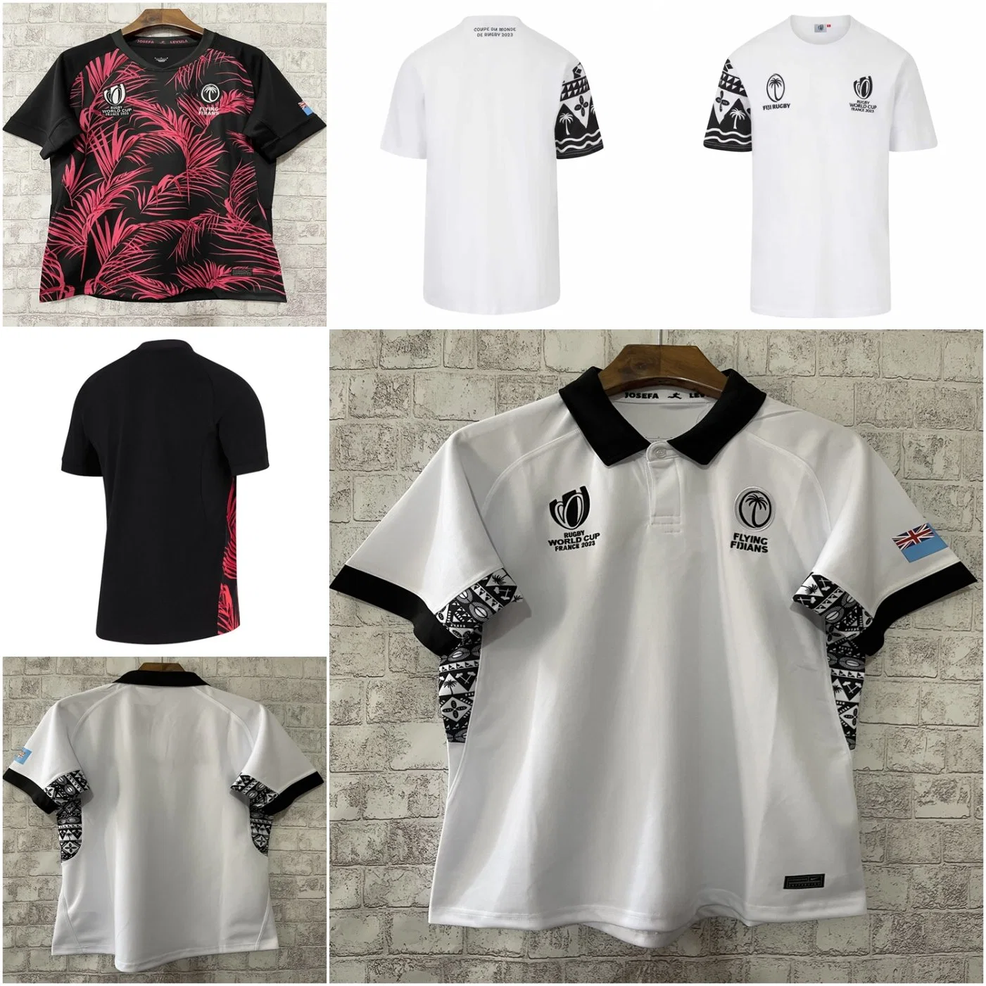 Cheap Dropshipping Rugby World-Cup France 2023 Fiji All Black Home Away Alternate Stadium Super Nrl Shirts Jerseys