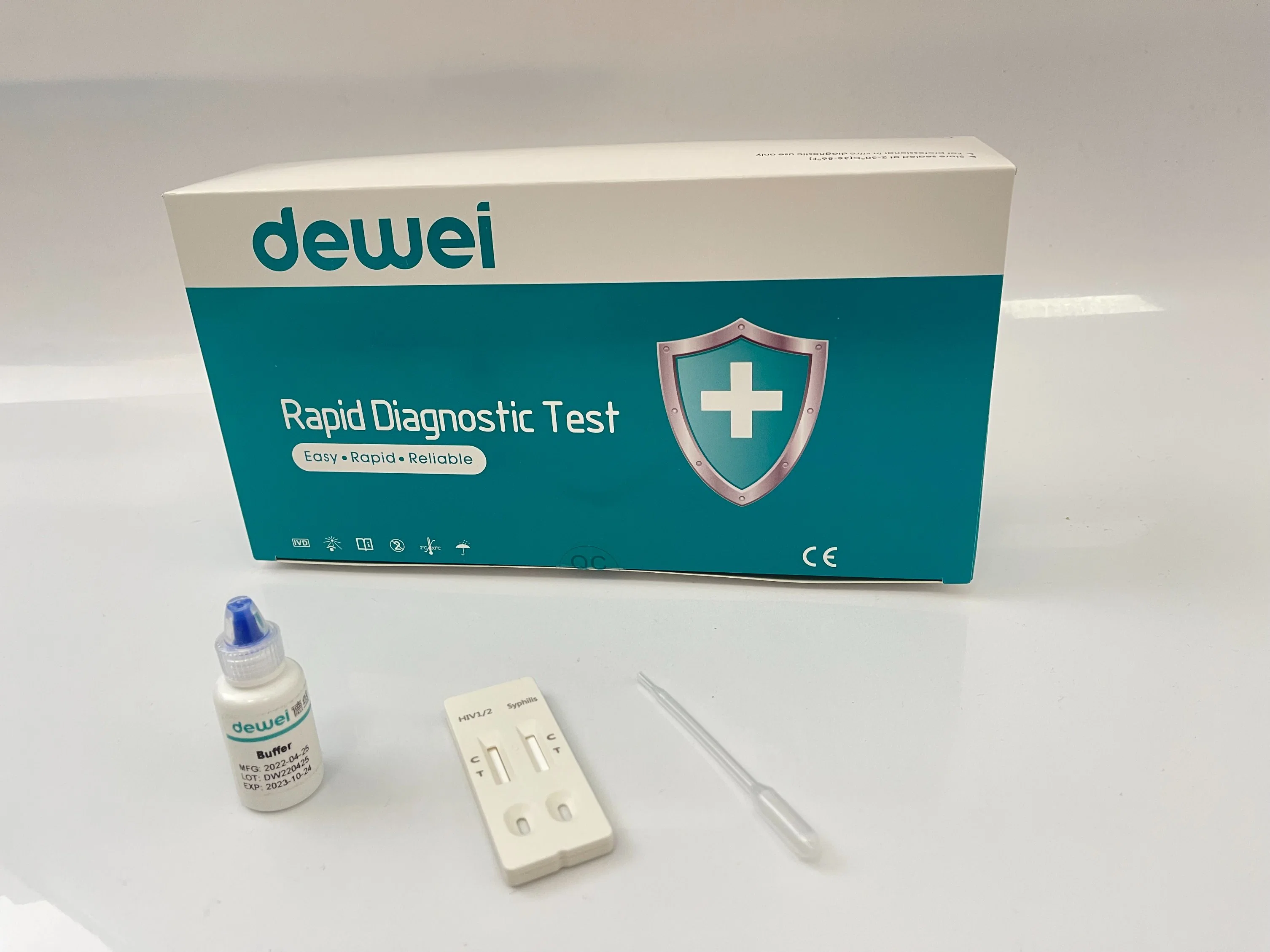 Ebola Virus Antigen Rapid Diagnostic One Step Test for Blood Ebv Test