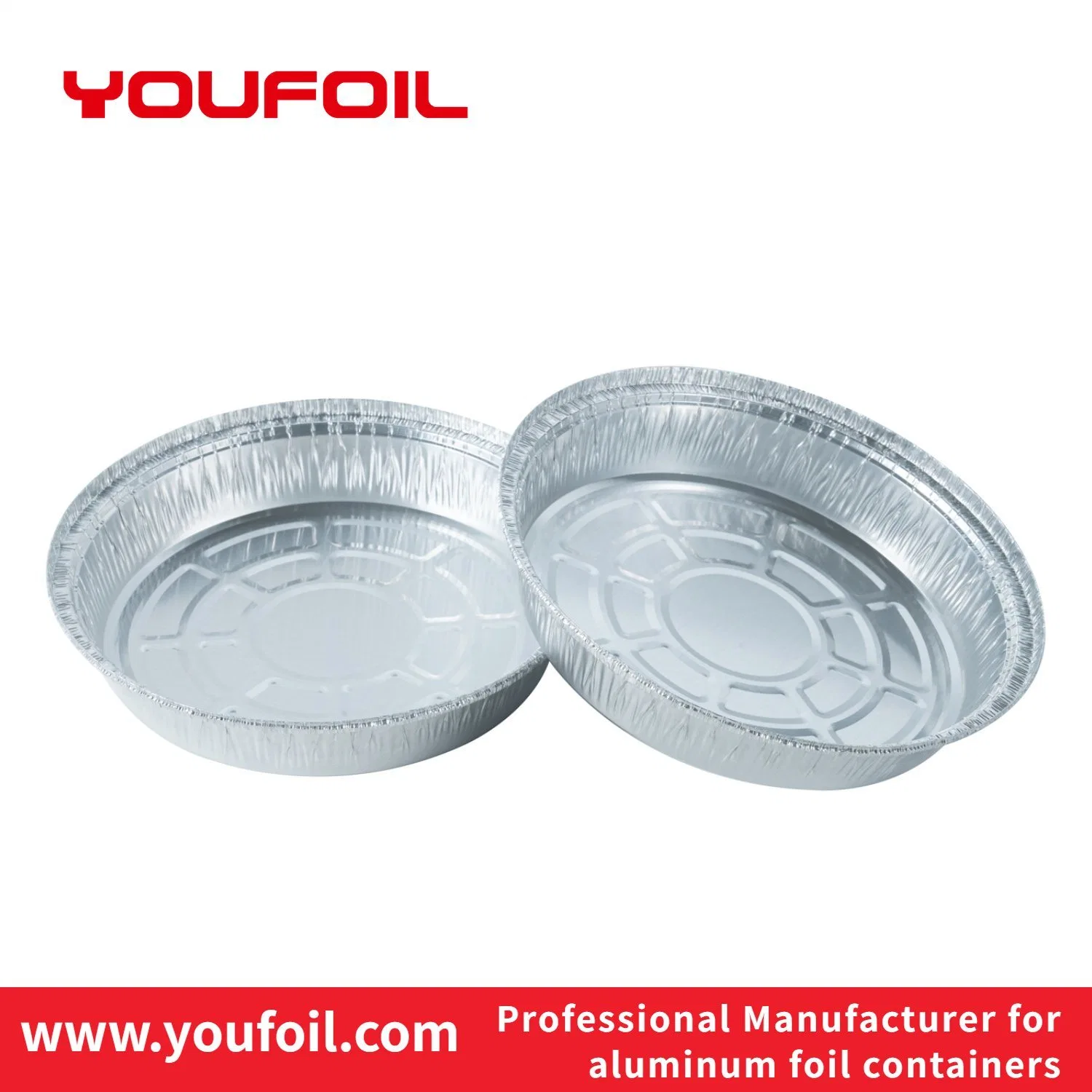 Cookware Thickened Round Disposable Aluminium Foil Pan 8inch