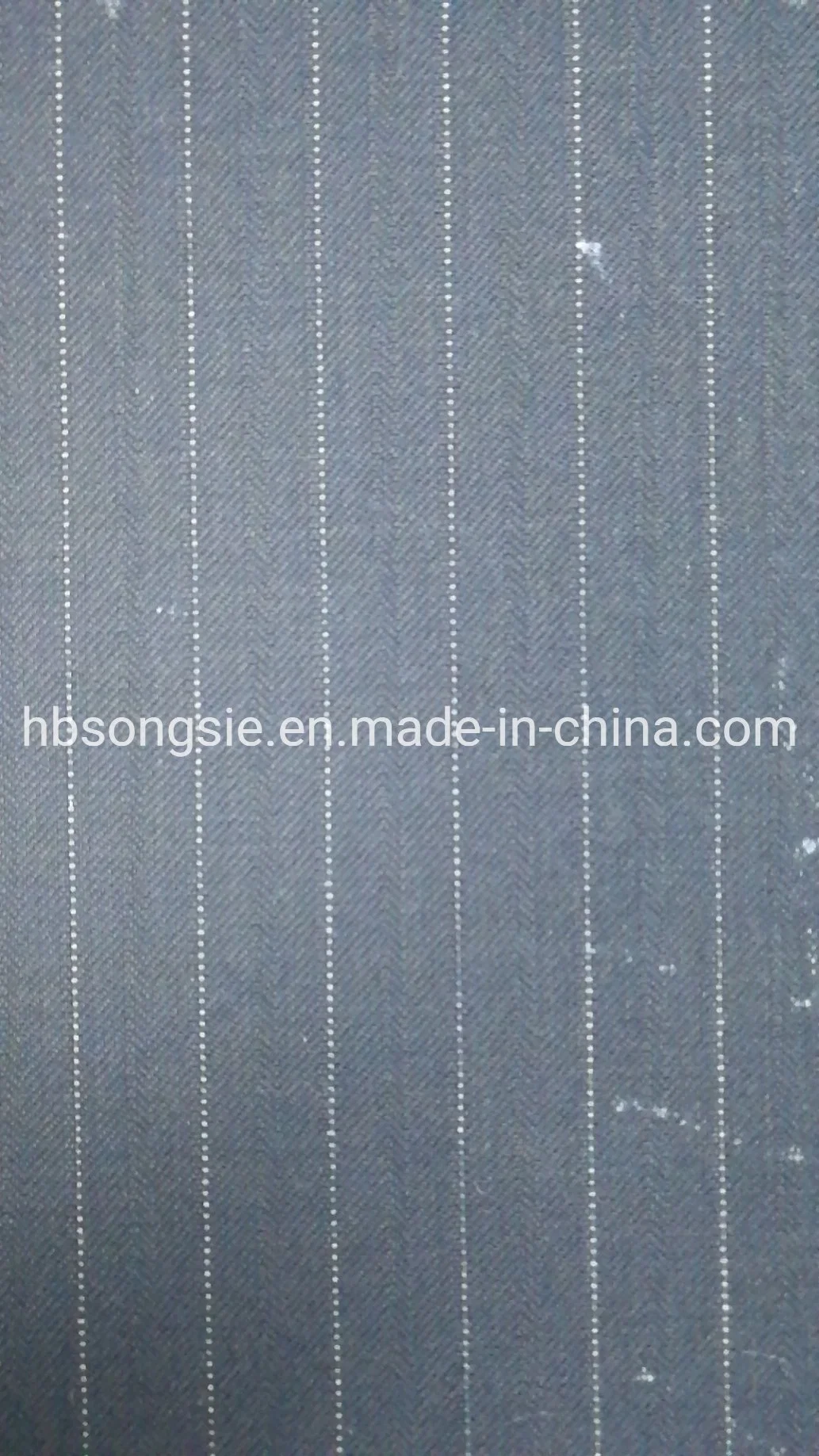 Cationic Viscose Stripe Fabric 80%Polyester 20% Rayon Jacquard Winter Suiting Fabric