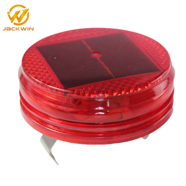 Mini Cone Topper Solar LED Warning Light Powered by Solar Batteries