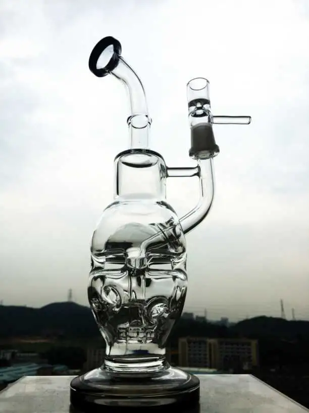 China Manufacturer New Heady DAB Rig Glass Water Pipe, Diamond Glass Wholesale/Supplier Recycler Glass Smoking Pipe