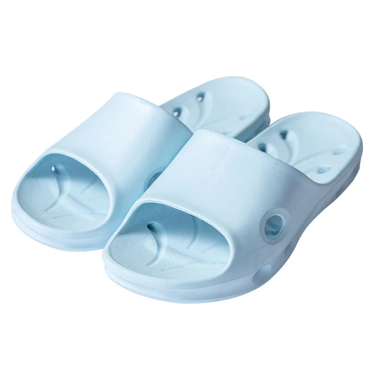 2021 Japanese Couple Bathroom Shower Slippers EVA Rubber Plastic Material Hollow-out Slippers