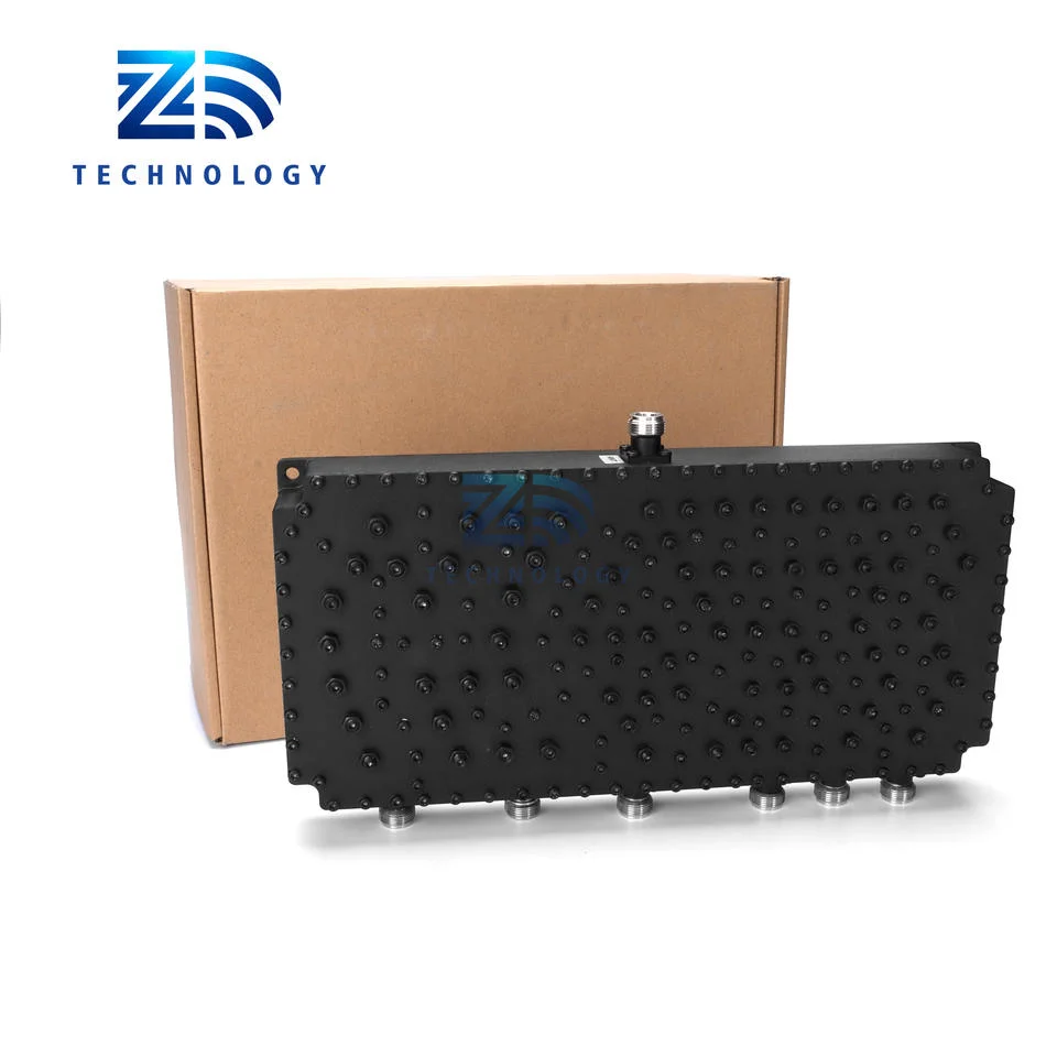 Customized Frequency 800-960MHz 1520-1670MHz 1805-1880MHz 1930-1990MHz 2110-2170MHz 2400-2500MHz 6 Way Combiner with N Female Connector