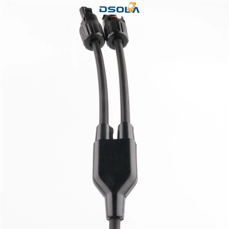 Dsola Customized Logo Nickel Copper Cable 2 Pin Solar Connector