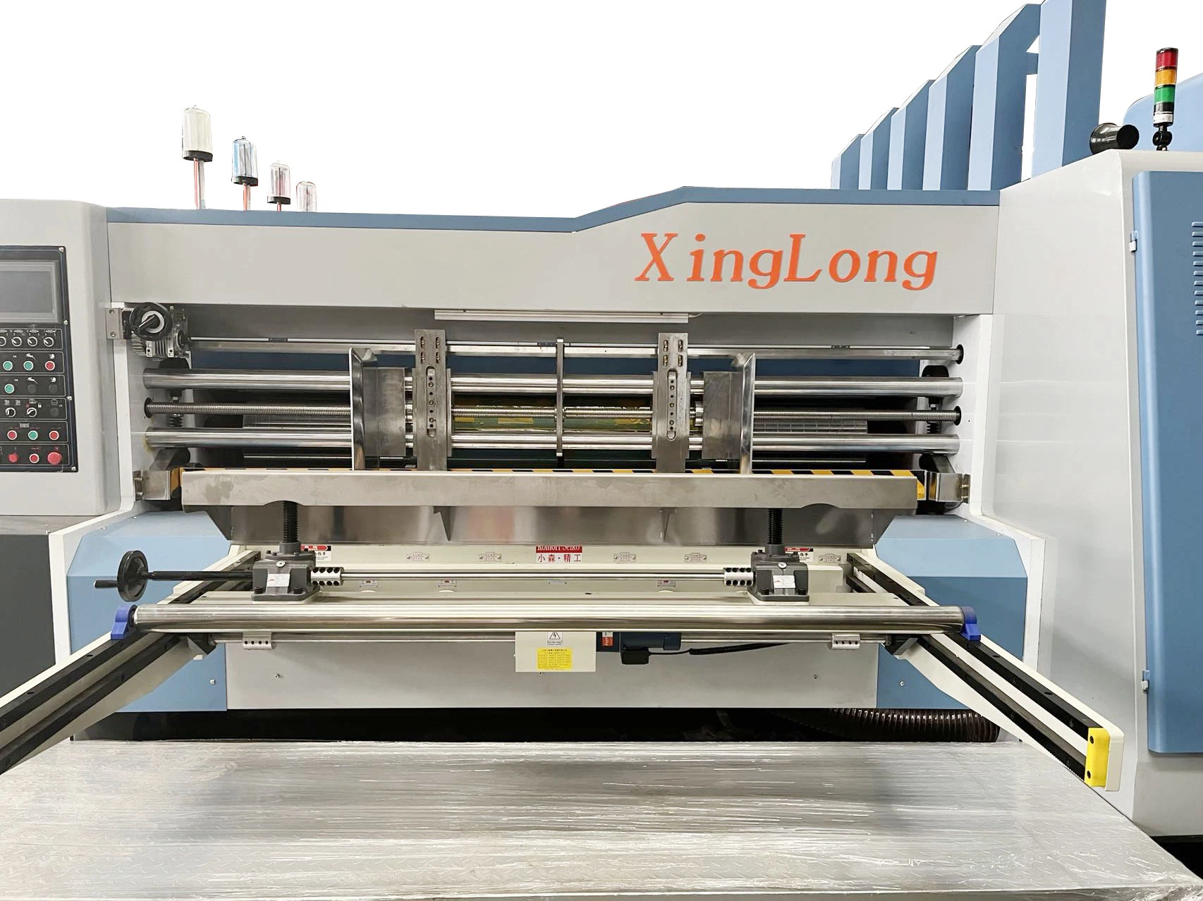 Multi Color Printing Roller Die Cutter Slotting Machine Corrugated Cardboard Slitter Machine