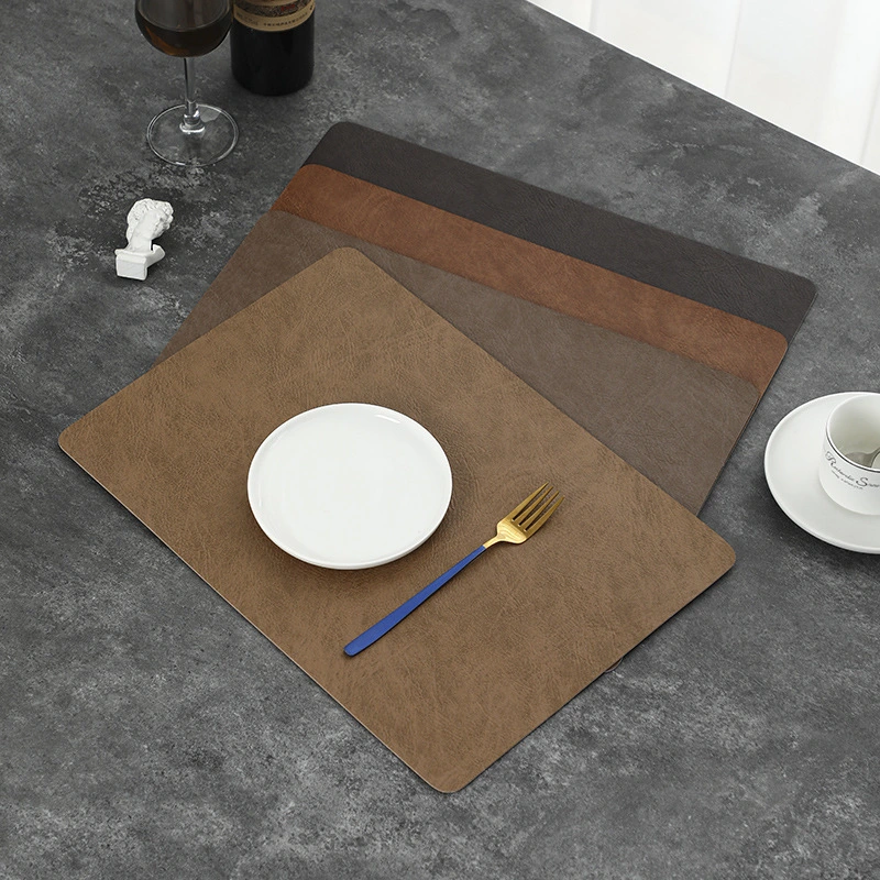 À prova de couro Placemats Non-Slip personalizado para a mesa de jantar