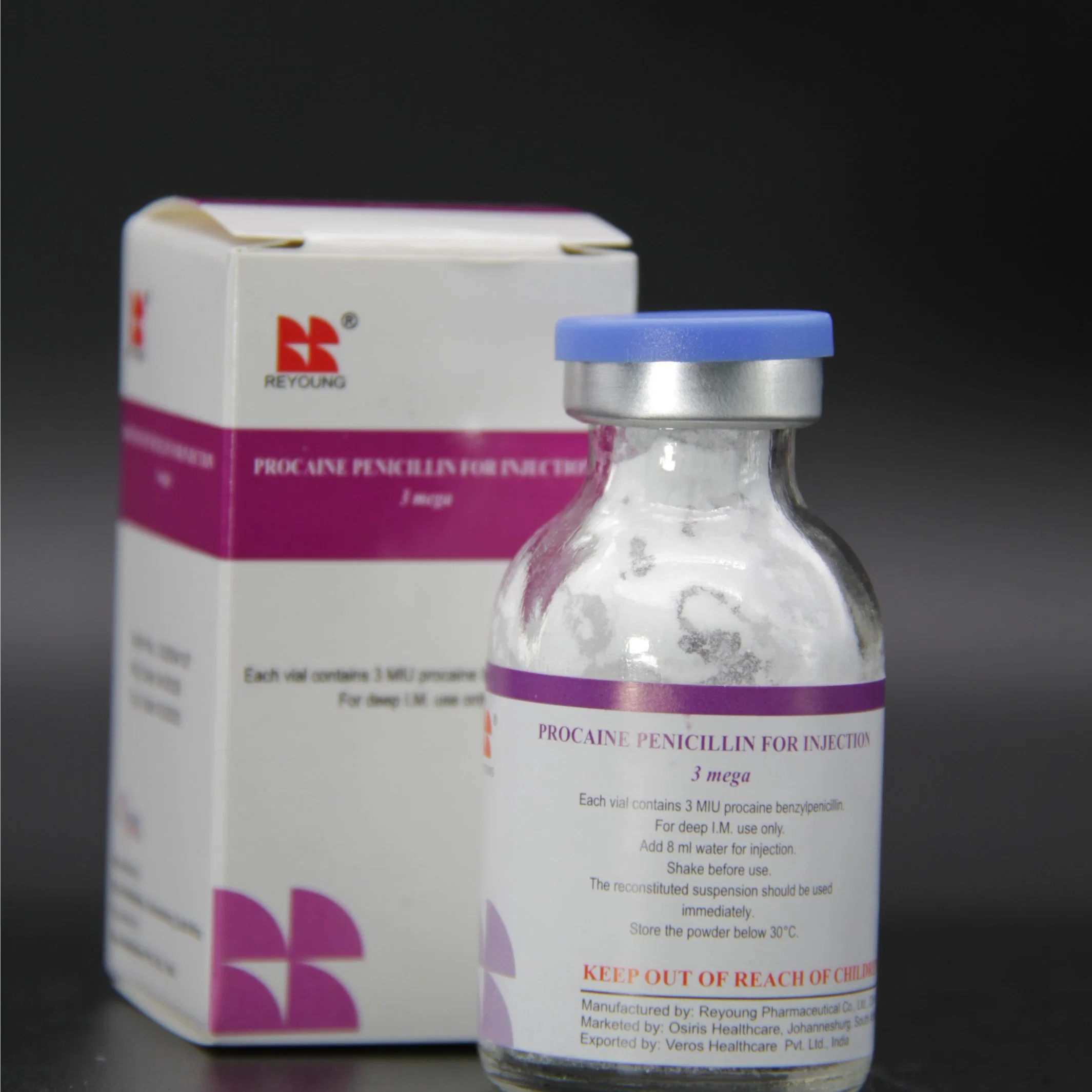 Los antibióticos de alta calidad/Procaína penicilina para inyección/ 0.8Mega; /certificado GMP