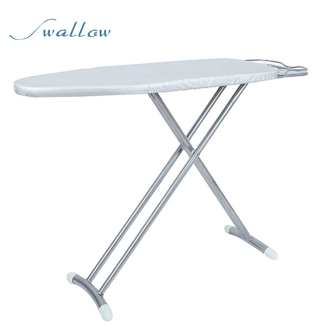 Ironing Board Ironing Table with Cover Steam Iron Rest Height Adjustable, Lightweight Ironing Board Swallow