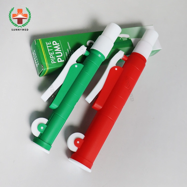 High quality/High cost performance  Lab Device 2ml/10ml/25ml Blue/Green/Red Color Pipette Pump