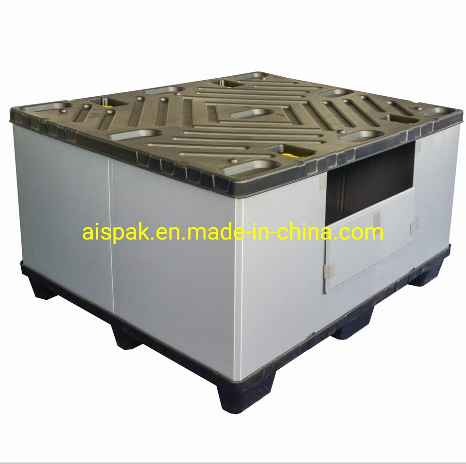 Folded PP HDPE Plastic Pallet Bins