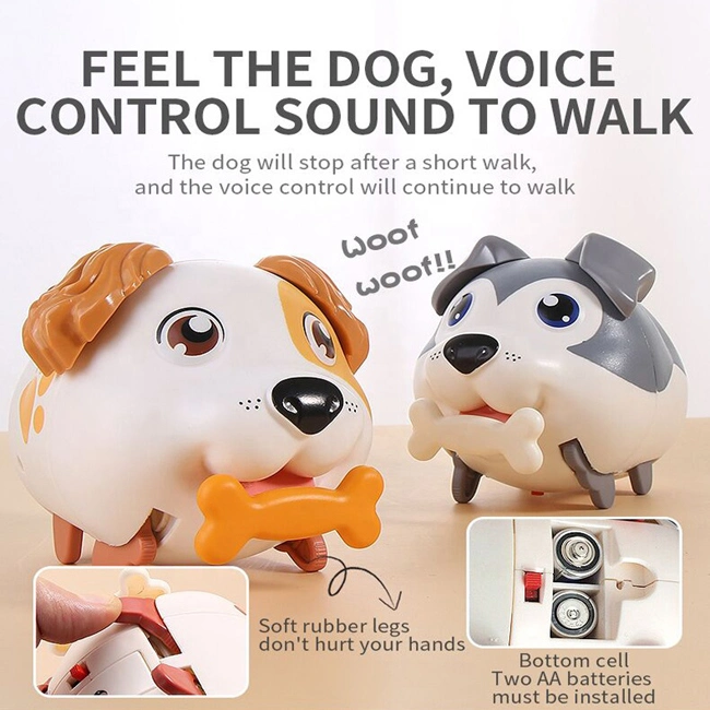 Factory Direct Sales Fun Multifunctional Storage Airplane Kids Voice Control Dog Toy Role Play Toy Creative and Novel Pretend Play Kids Whoesale Toys