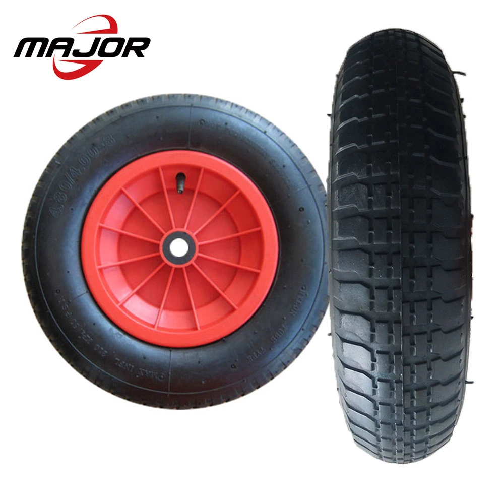 Rubber Pneumatic Wheel for Wheelbarrows and Garden Trailer Farm Cart Wheels