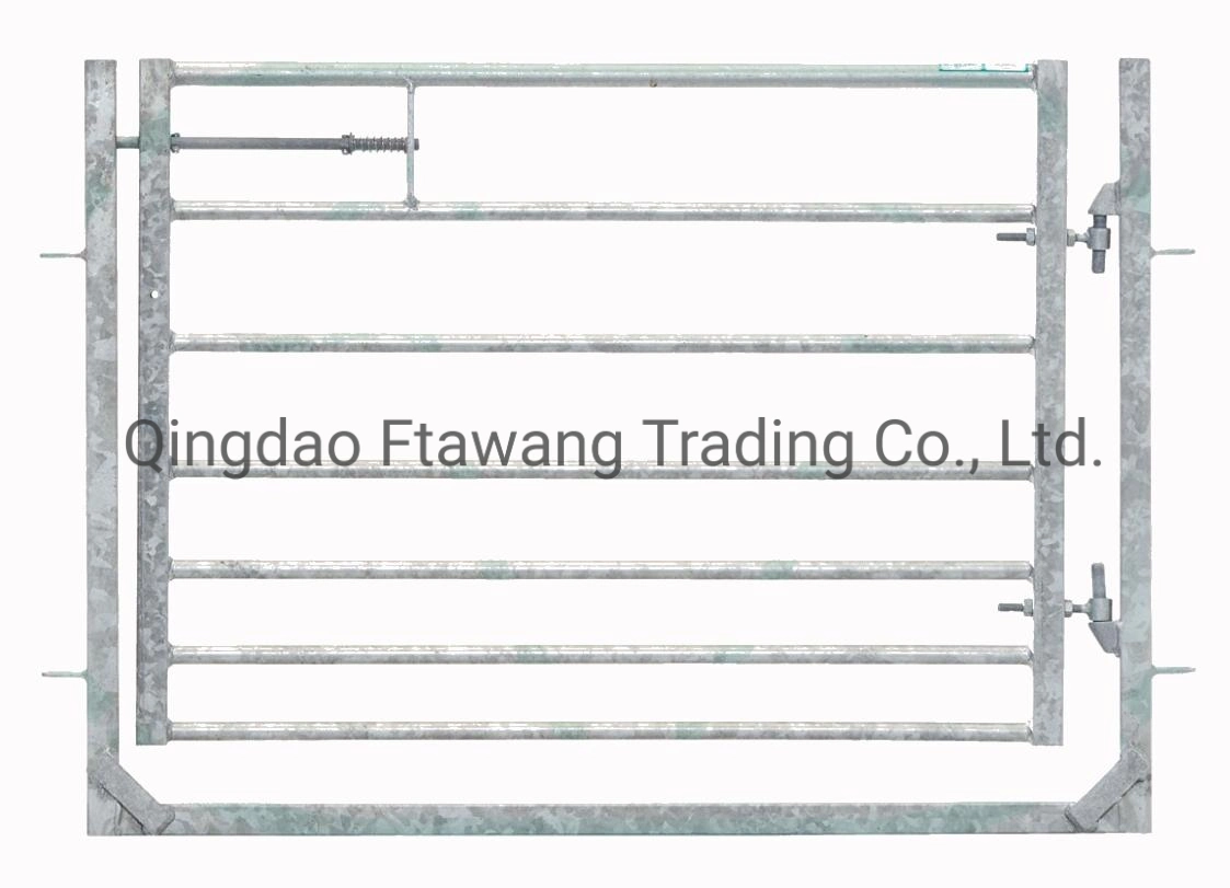 Custom Galvanzied Steel Sheep Lambing Gate in Frame H = 1, 00 M/0.85m