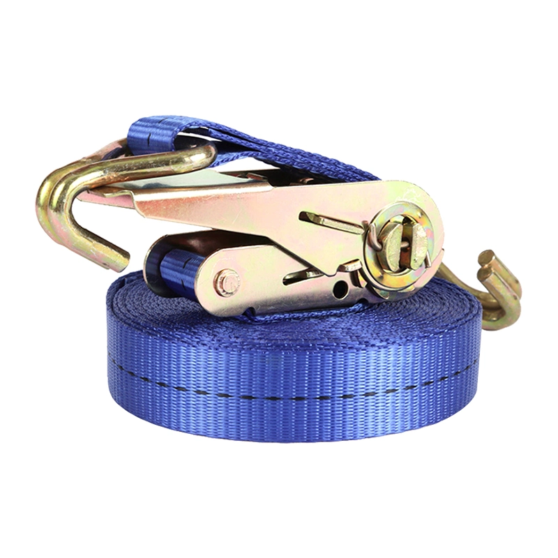 1"*6m Blue Color Ratchet Strap with Good Price and Certificate