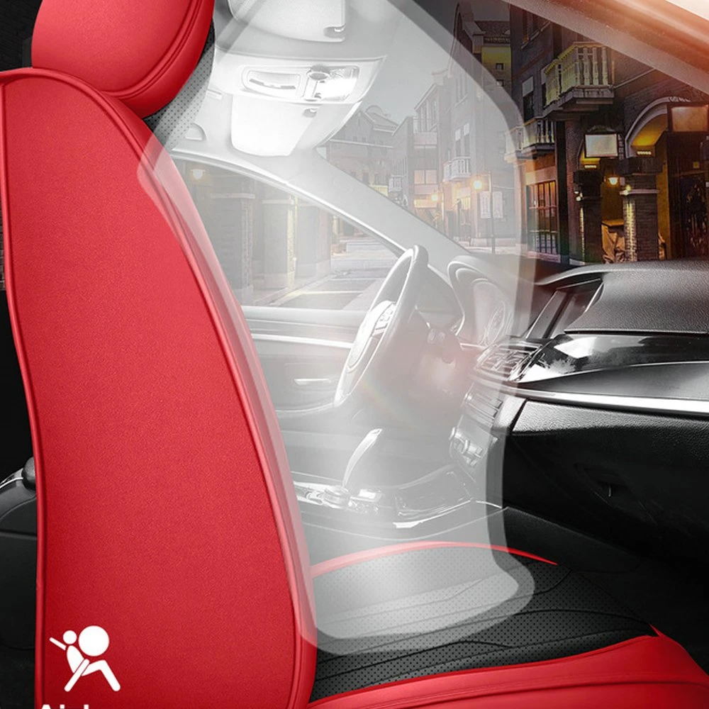 High Quality Auto Car Seat Cover Full Covered Car Seat Cover PVC Leather Universal Car Seat Cover