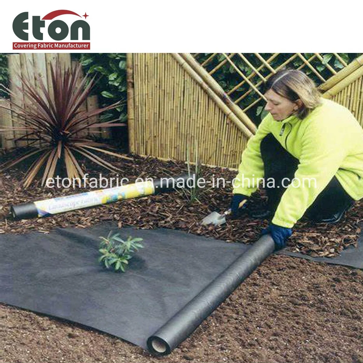 PP Woven Plastic Grass Control Block Mat Packaging Bag Ground Cover