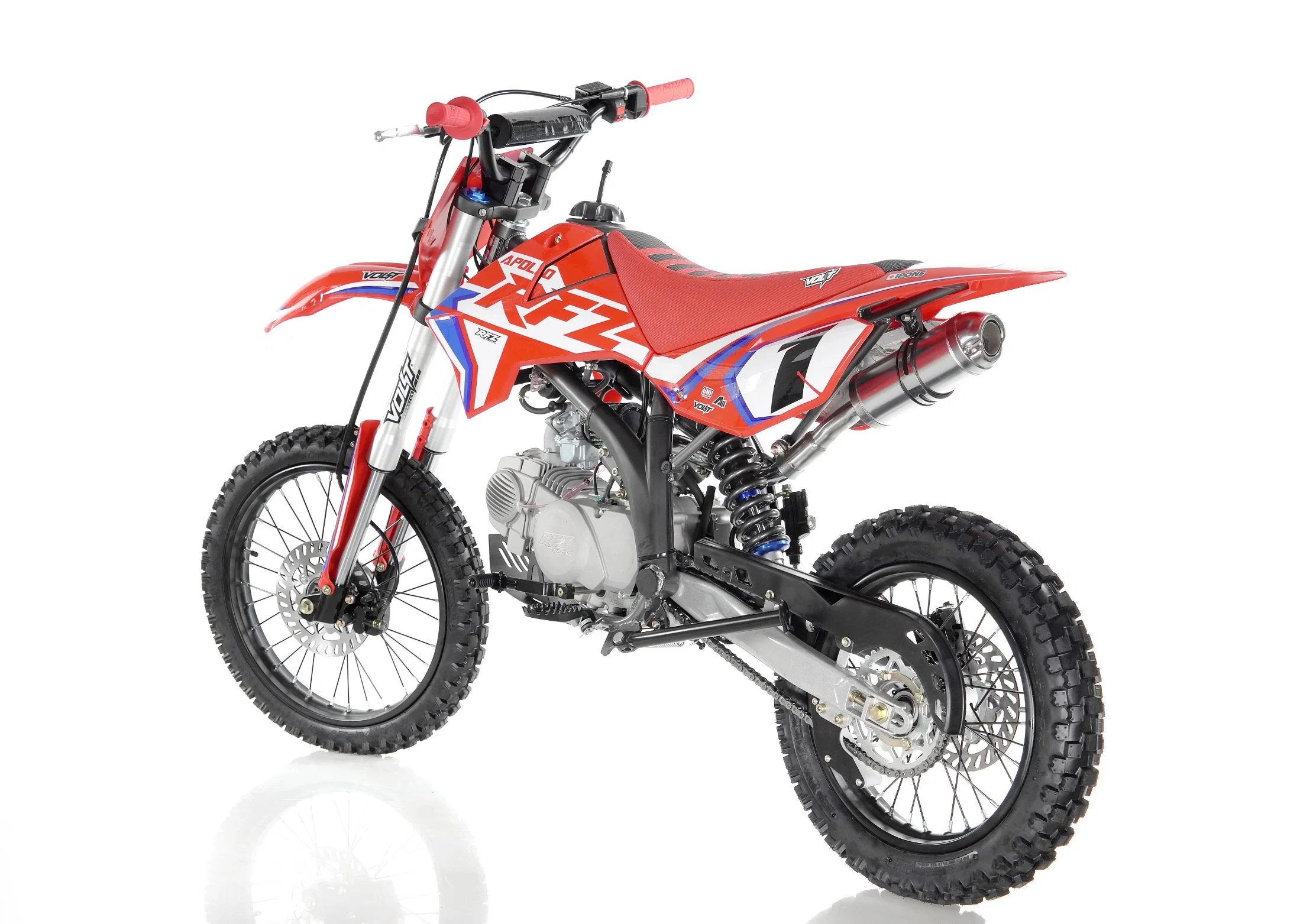 Apolllo Rfz Jaguar 125cc Dirtbike Electric Start Offroad 17/14