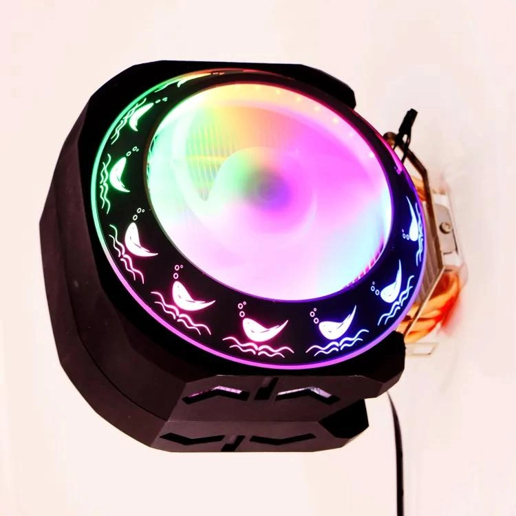 Luminous Air-Cooled UFO Desktop Cooling Fan Computer Host Fan