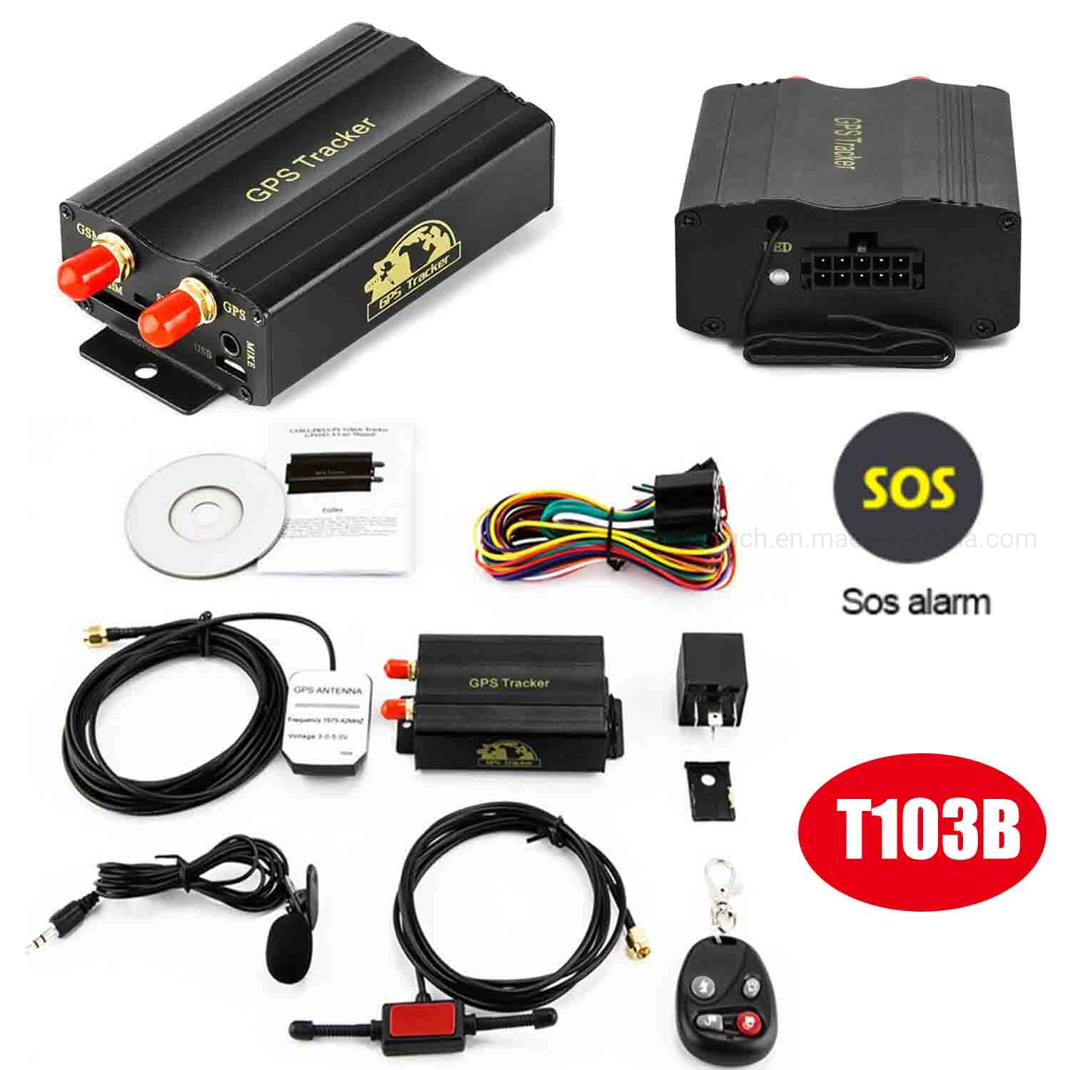 Latest 2G GSM Wholesale Security Automotive Motorcycle Remote Restart GPS Tracking Device with Acc Detection T103B