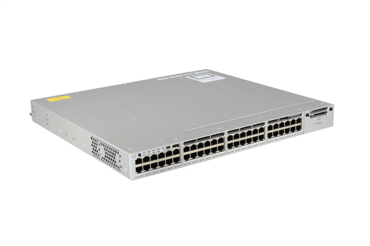 Super qualité Cisco Catalyst WS-C3850-48P-E Commutateur Couche 3 - 48 * 10/100/1000 Ethernet POE+ Ports - Service IP -- empilables gérés