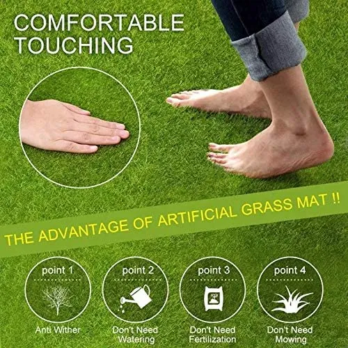 Turf Puzzle Artificial Carpet Interlocking Artificial Grass Tile