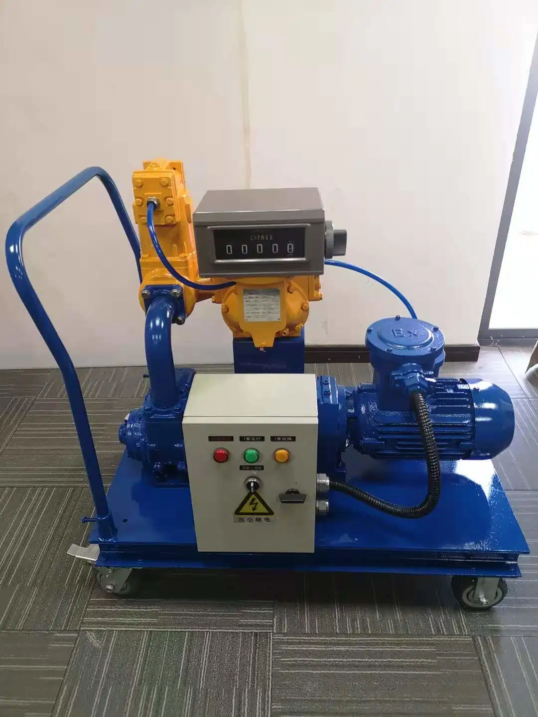 Portable Mobile Fuel Pumping Unit with Sliding Vane Pump