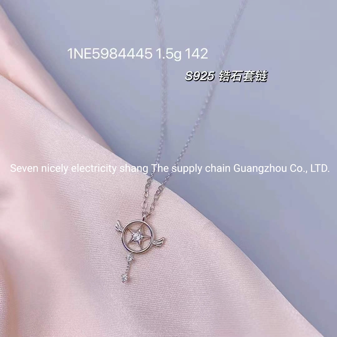 New Design jewellery High quality/High cost performance 925 Sterling Silver Jewellery Fashion Rose Necklace Gift for Women