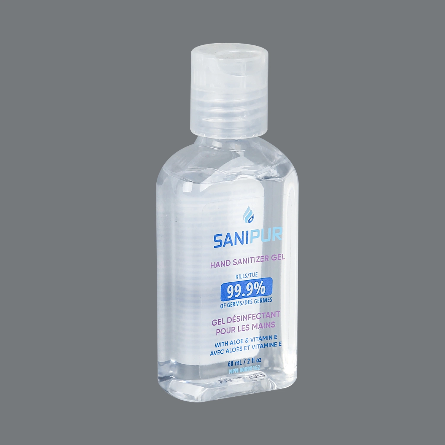 75% Hand Sanitizer Gel tötet Viren 99,99% der Bakterien mit Kappe