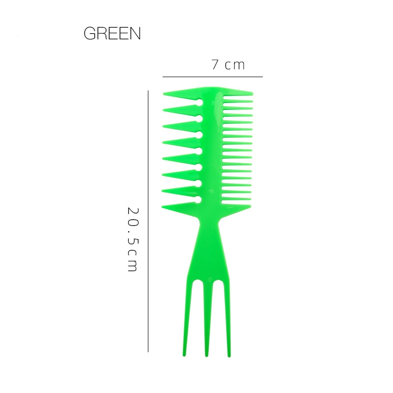 Hair Beard Key Chain Private Label Thick Honey Plastic Afro for Black Package Silicone Electroplating Eyebrow Brush and Comb