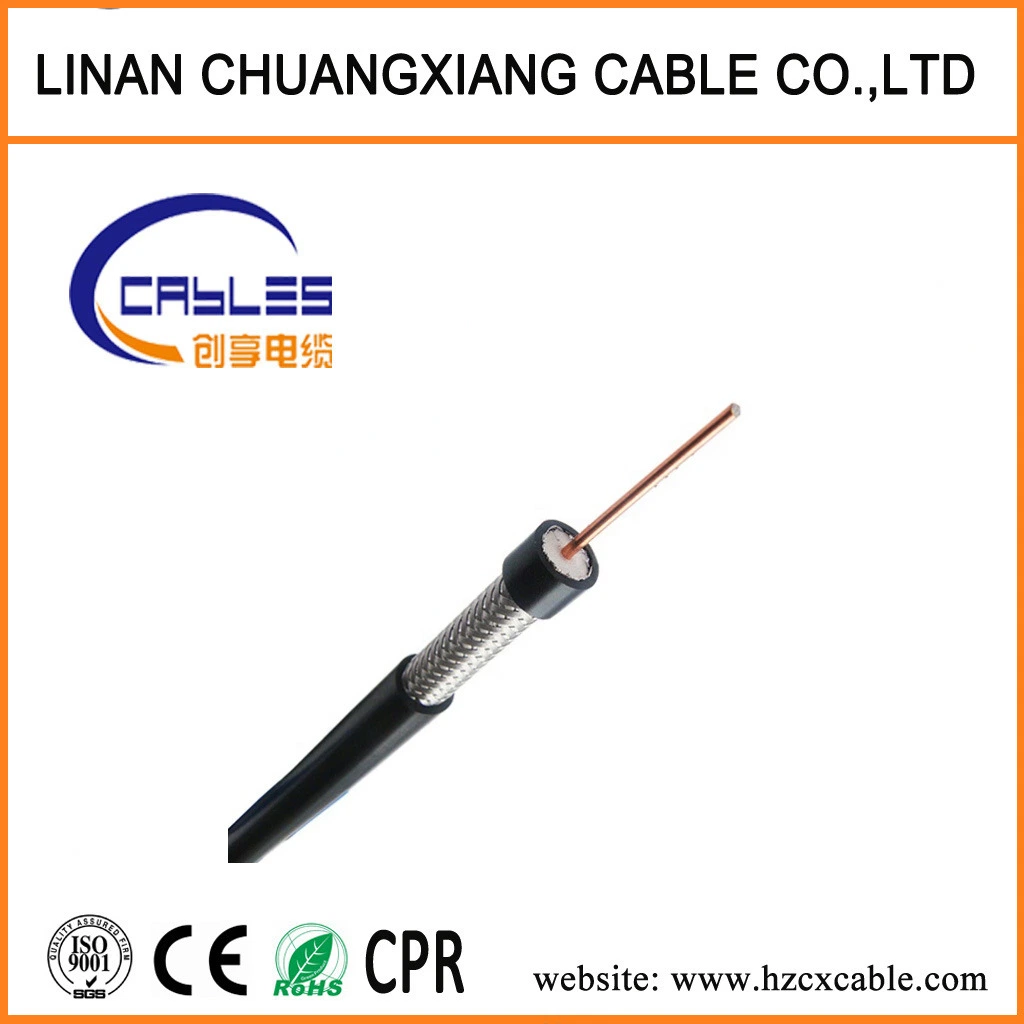 Câble coaxial RG11/RG59/RG6/RG58 (ce RoHS UL ISO9001)