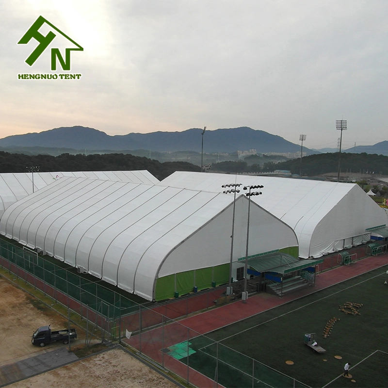 China White PVC Curved Roof Fair Aluminum Frame Arch Tent