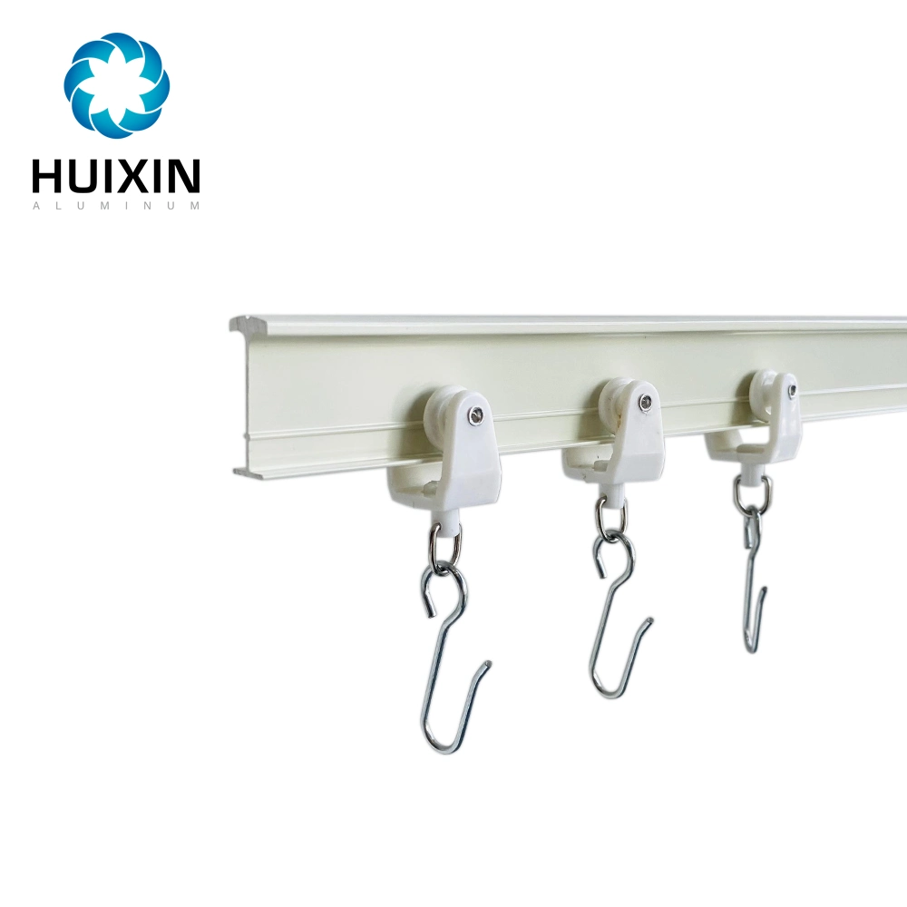 Manufacturer Supply Aluminum Curtain Track Rail Mounting Recessed Curtain Track