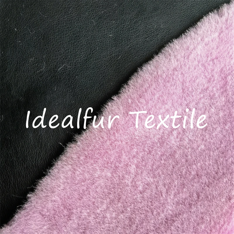 Simulated Wool Fur Compound Imitation Sheep PU Fabric