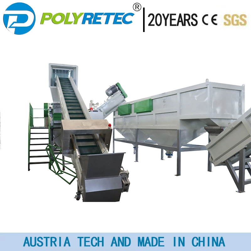 Agriculture Covering LDPE HDPE PE PP Film Bags Scrap Washing Crushing Drying Recycling Machine Production Line