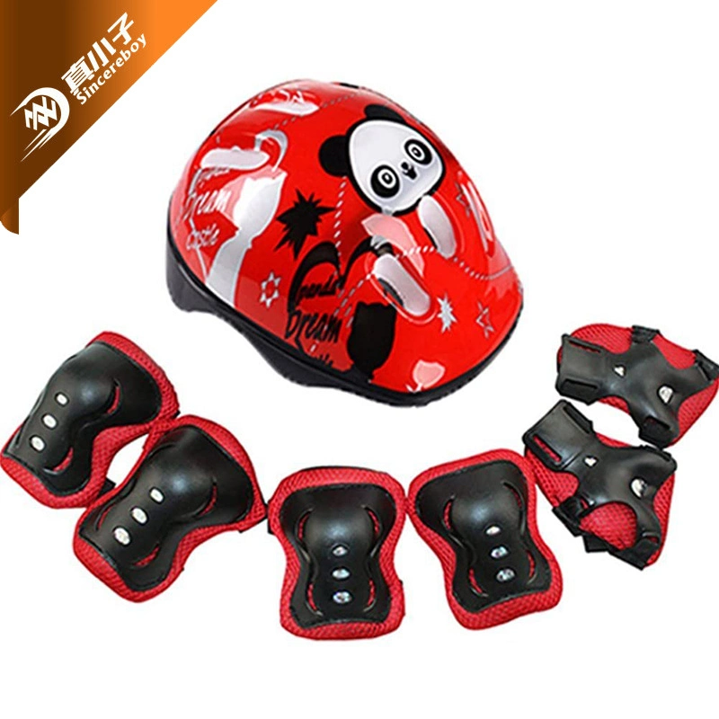 Child Kid Cycle Skate Protective Kits Set Skate Helmet and Skateboard Protection Gear Guards Knee Elbow Wrist Pads for Kids