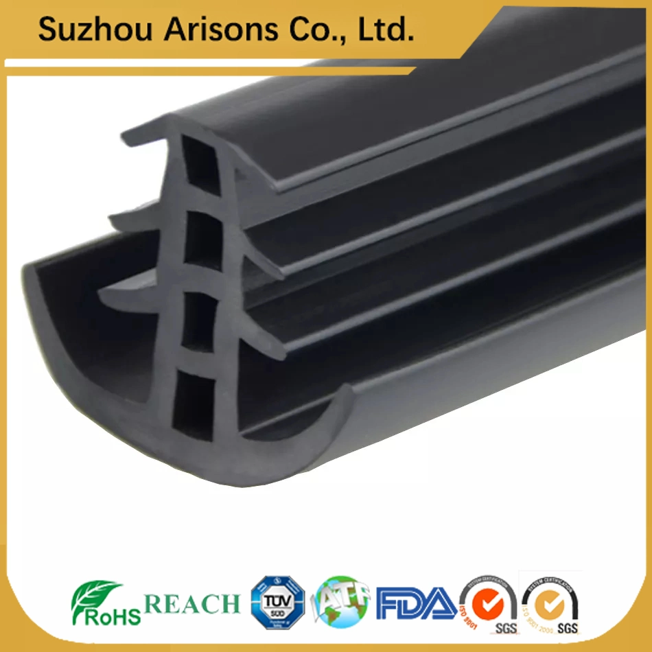 Customize Waterproof T Channel Photovoltaic Solar Panel EPDM Rubber Extrusion Sealing Strip