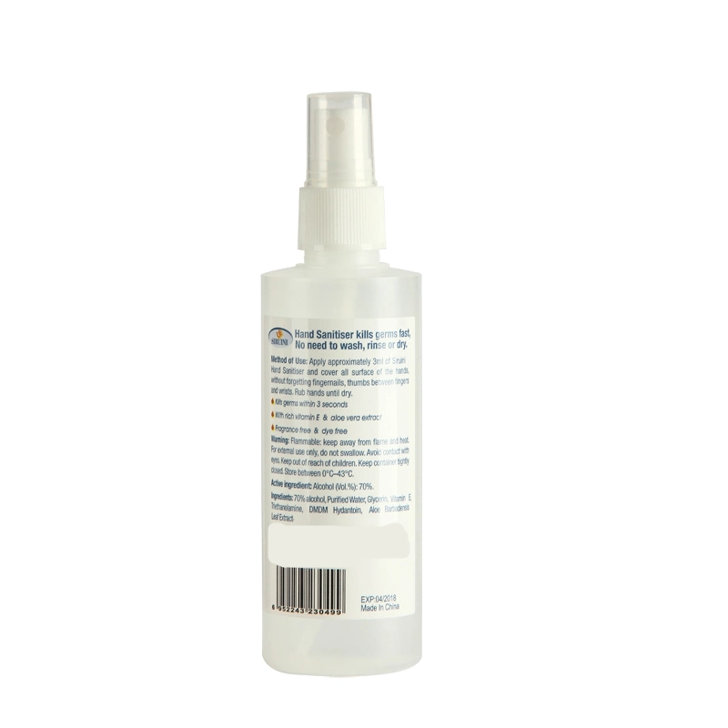 75% Alcohol Antiseptic Hand Sanitizer Spray