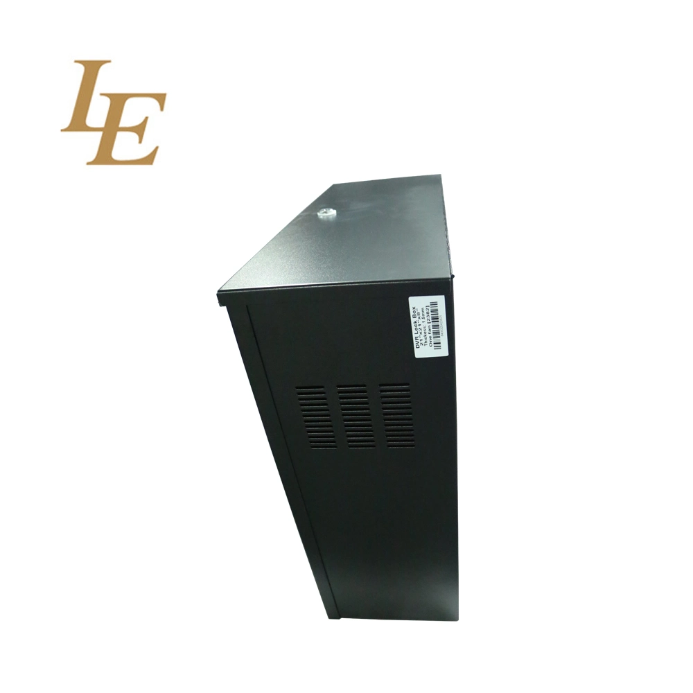 DVR Box with Lock Side Vented Panel Security Box