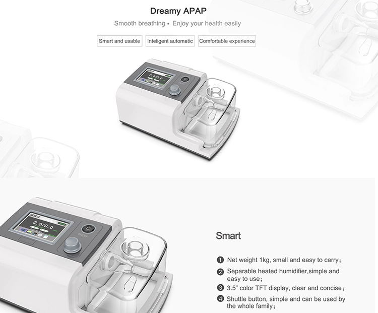 Médical portable appareil respiratoire VPPC Ventilateurs Bipap Machine