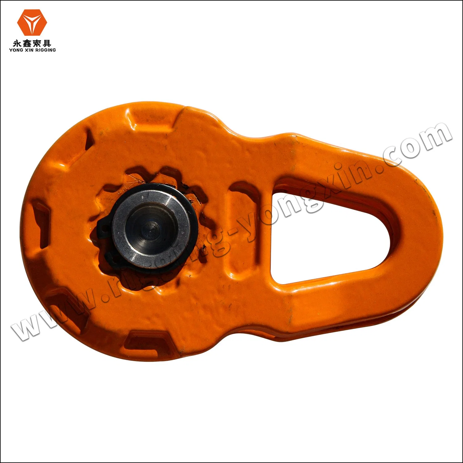 8t Heavy Duty Recovery Winch Snatch Pulley Block Steel Round Belt Wheel Is CNC, Plate Is Stamping for 4X4 Winches High Quality