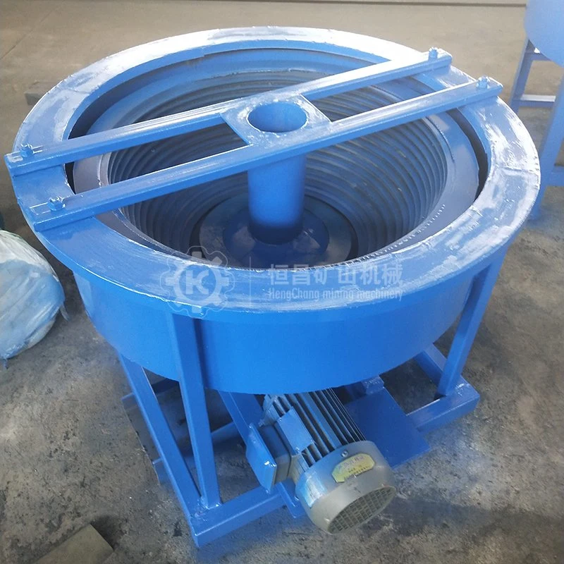 Small Alluvial Gold Mining Machine 1-3 Tph Gravity Separation Blue Bowl Concentrator Gold Spiral Panning Equipment