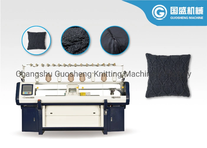 Cotton and Others Blended Yarns Flat Sweater Knitting Machine with Sinker