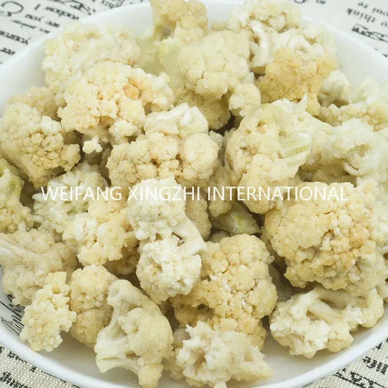 Crujiente de verduras snacks Alimentos saludables al vacío Brócoli frito VF Cauliflower