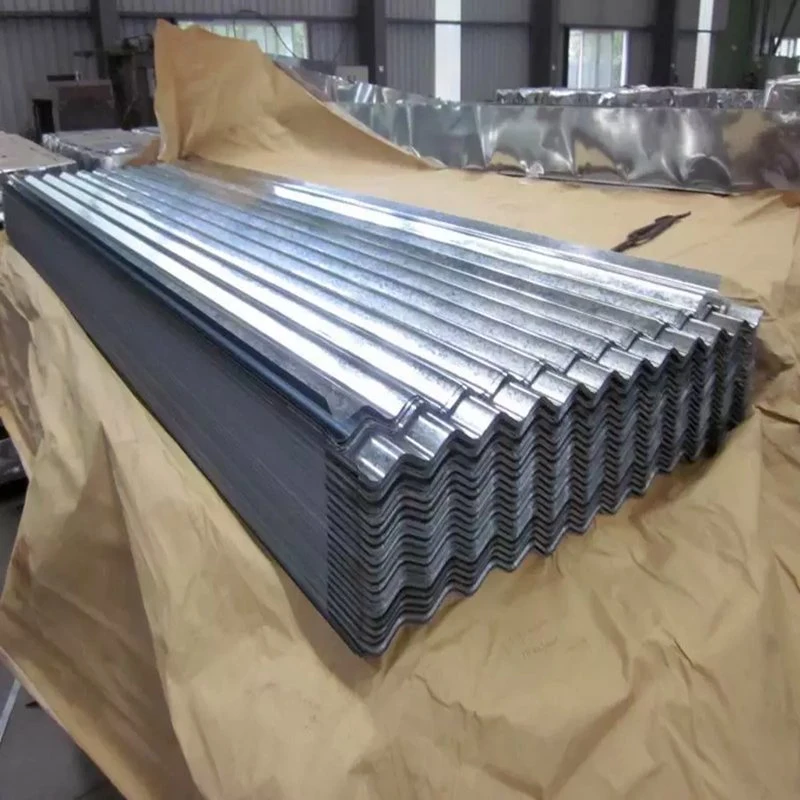 PVC Film Galvanized Steel Zinc Coating Wavy Corrugated Steel Sheet for Roofing Sheet