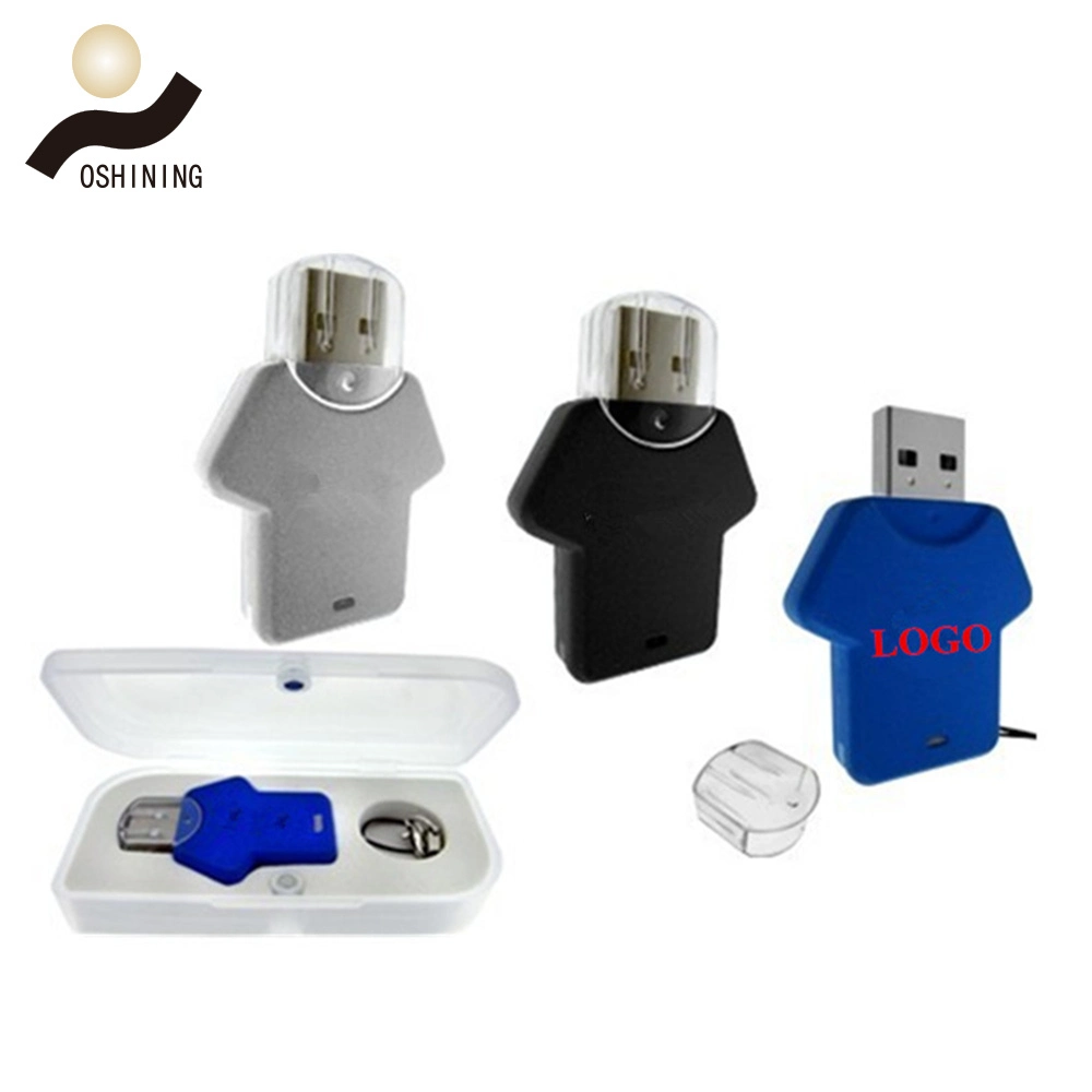 Promotional Plastic T-Shirt USB Flash Pen Memory Drive Stick