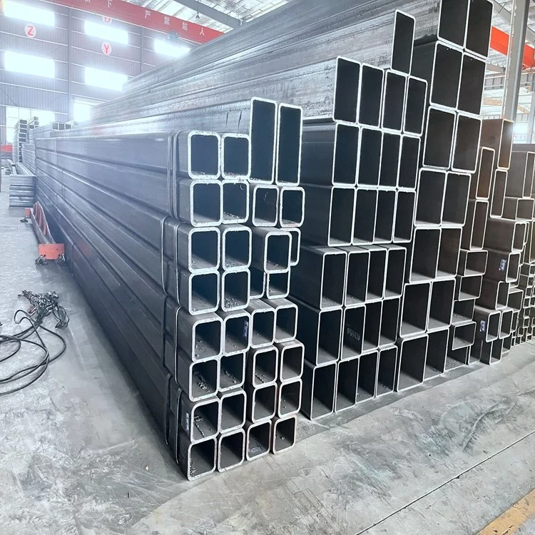 Q235 20 25 Square Steel Tubes Wall Thickness 2 3 4 5 4 X 4 Inch Galvanized Steel Medical Bulk Surface Packing Steel Square Tube