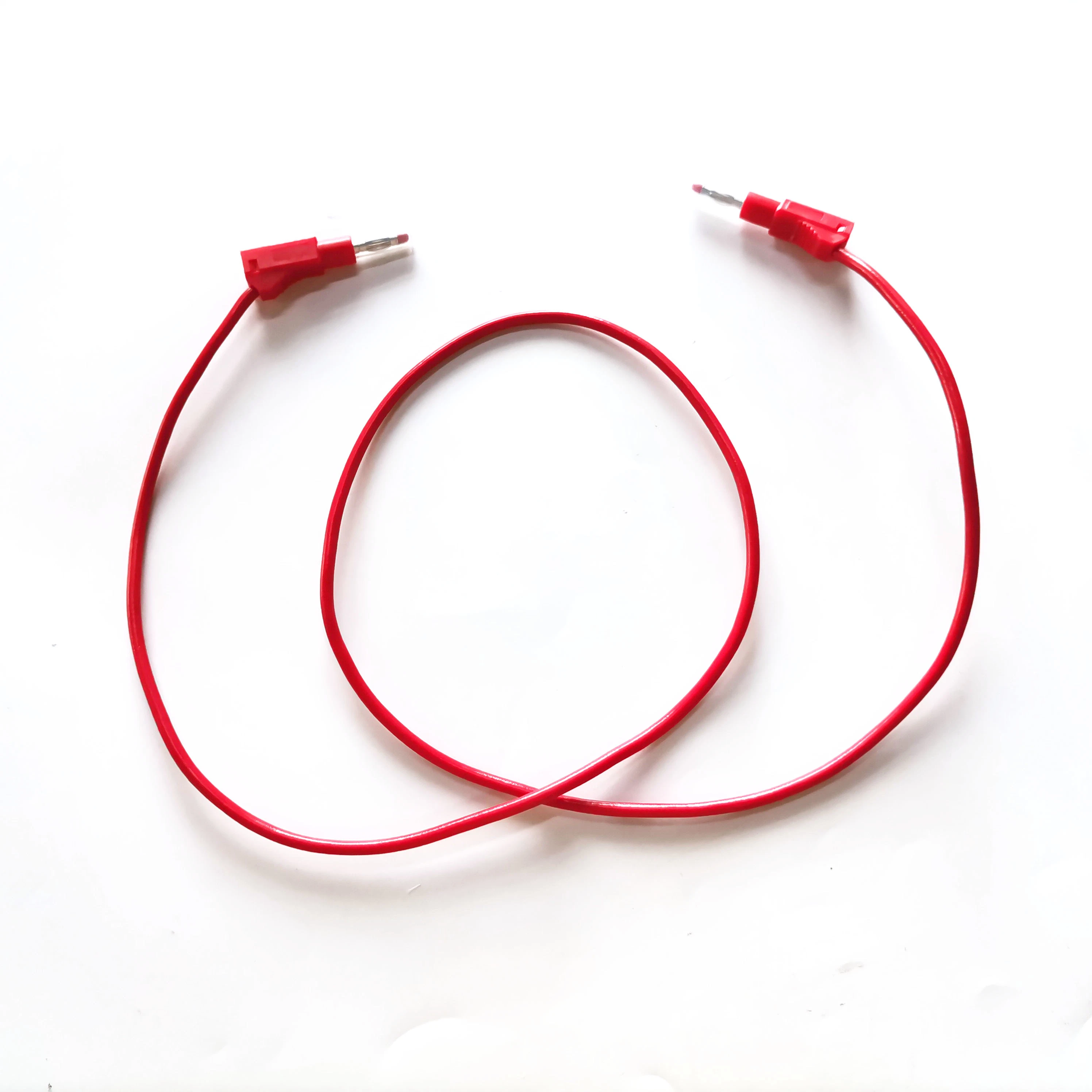 100cm 4mm Stackable Banana Plug Soft Rubber Test Cable Lead for Laboratory